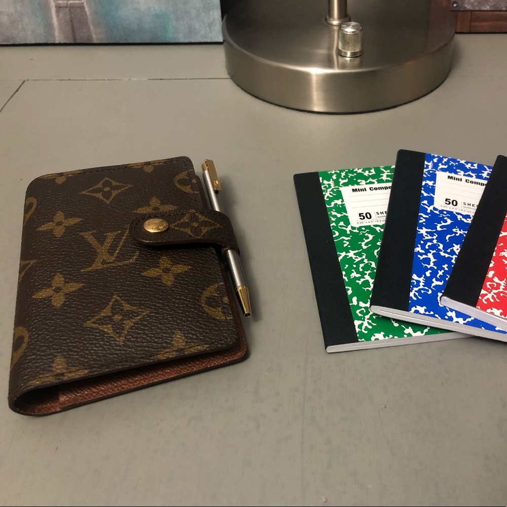 Louis Vuitton Monogram Mini Agenda Planner Cover!